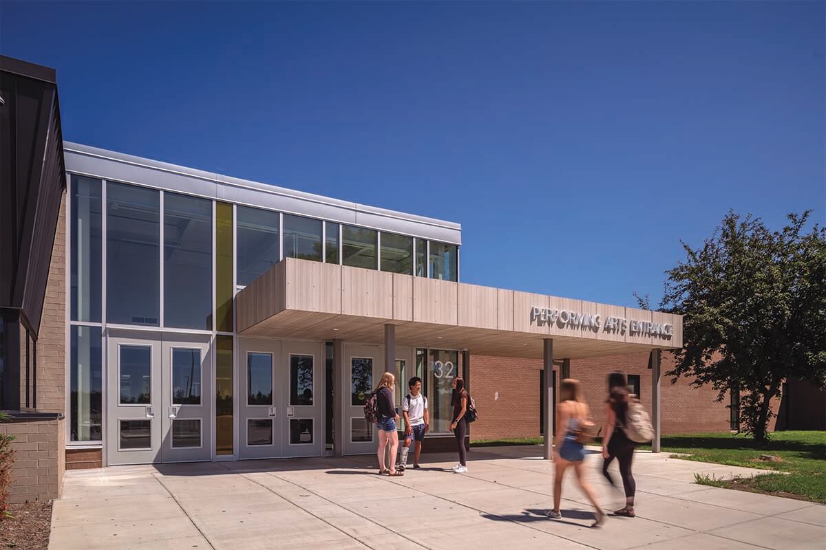 Forest Lake Area Schools Performing Arts Entrance
