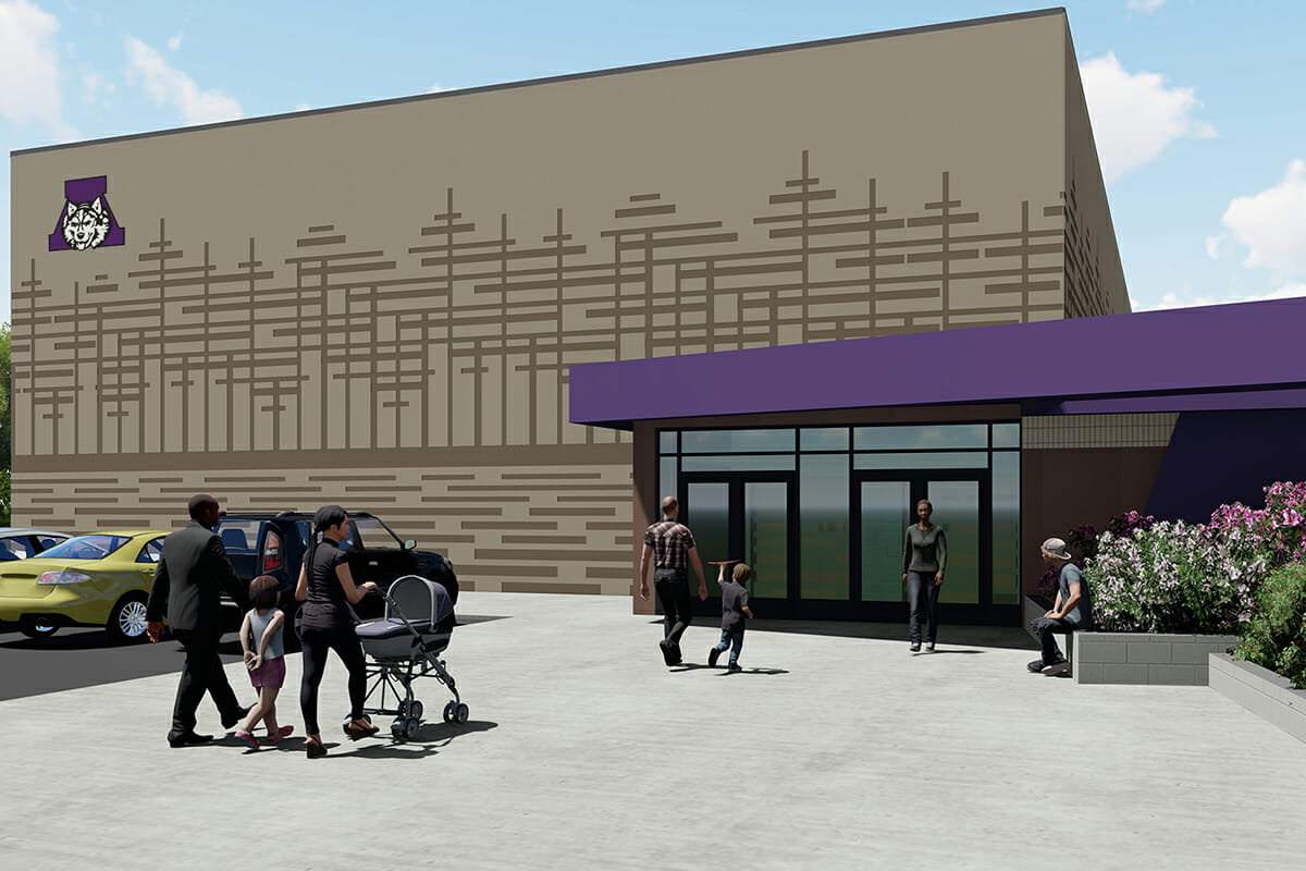 Albany Area Schools - Exterior Rendering