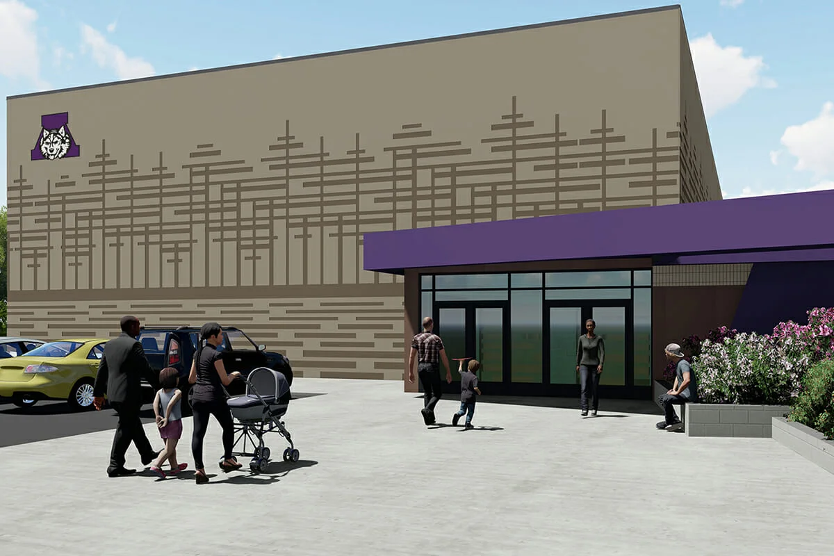 Albany Area Schools - Exterior Rendering