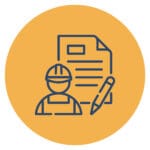 Icon Role of a Construction Manager_Project Planning