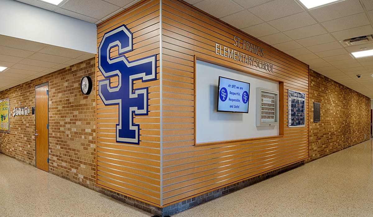 After a successful referendum in 2017, ICS provided comprehensive planning, construction management, and technical services for these district-wide improvements for St. Francis Area Schools.